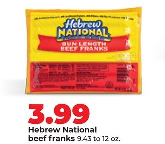 Hebrew National beef franks