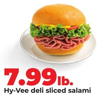 Hy-Vee deli sliced salami