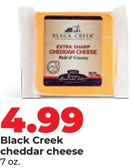 Black Creek cheddar cheese