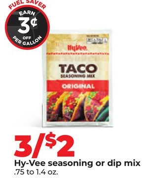 Hy-Vee seasoning or dip mix