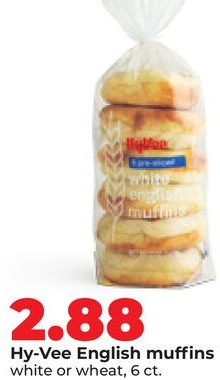 Hy-Vee English muffins