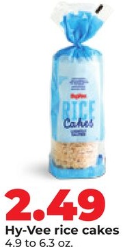 Hy-Vee rice cakes