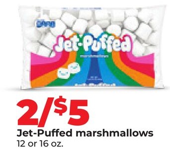 Jet-Puffed marshmallows