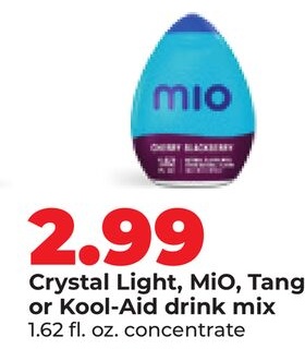 Crystal Light, MiO, Tang or Kool-Aid drink mix