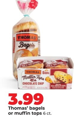 Thomas' bagels or muffin tops