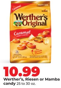 Werther's, Riesen or Mamba candy