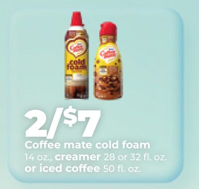 Coffee mate cold foam