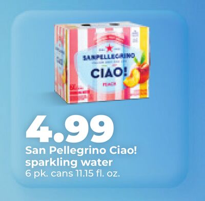 San Pellegrino Ciao! sparkling water