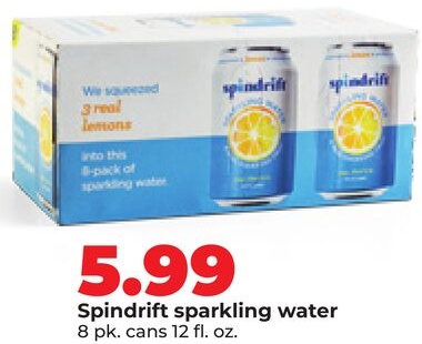 Spindrift sparkling water