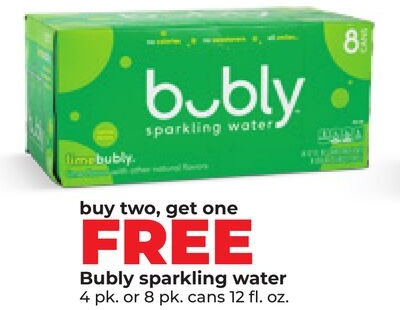 Bubly sparkling water