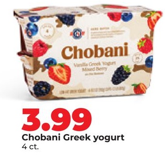 Chobani Greek yogurt