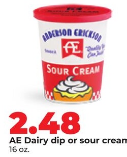 AE Dairy dip or sour cream