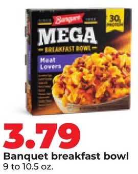 Banquet breakfast bowl