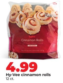 Hy-Vee cinnamon rolls