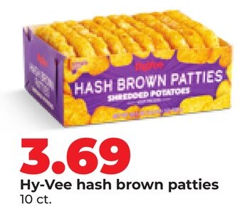 Hy-Vee hash brown patties