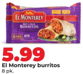 El Monterey burritos