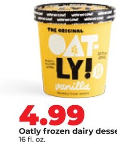 Oatly frozen dairy dessert