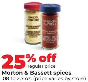 Morton & Bassett spices