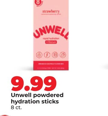 Unwell powdered hydration sticks