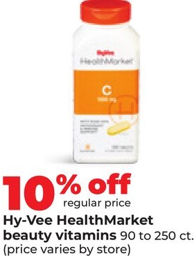 Hy-Vee HealthMarket beauty vitamins
