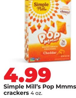 Simple Mill's Pop Mmms crackers