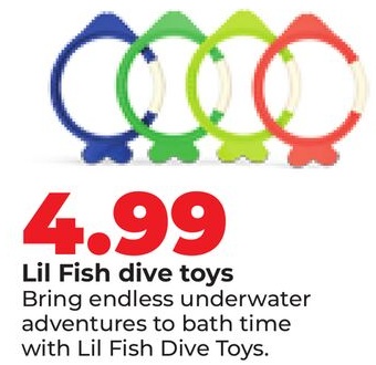 Lil Fish dive toys