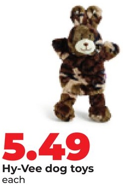 Hy-Vee dog toys