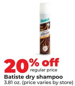 Batiste dry shampoo