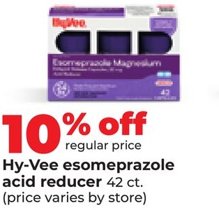 Hy-Vee esomeprazole acid reducer