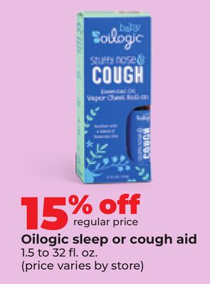 Oilogic sleep or cough aid