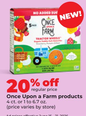 Once Upon a Farm products
