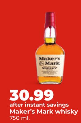 Maker's Mark whisky