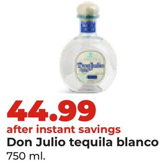 Don Julio tequila blanco