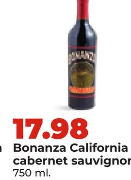 Bonanza California cabernet sauvignon