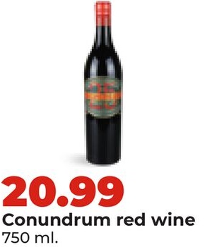 Conundrum red wine