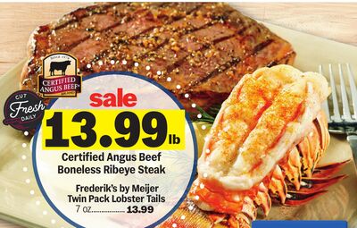 Certified Angus Beef Boneless Ribeye Steak