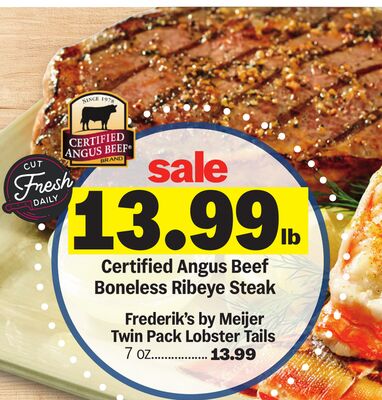 Certified Angus Beef Boneless Ribeye Steak