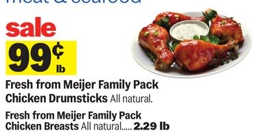 Fresh from Meijer Family Pack Chicken Drumsticks