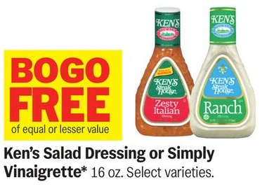 Ken's Salad Dressing or Simply Vinaigrette*