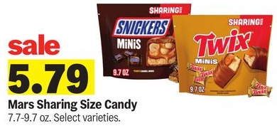 Mars Sharing Size Candy