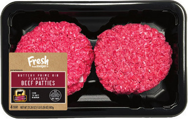 Fresh from Meijer Certified Angus Beef Flavored or Seasoned Ground Beef Patties