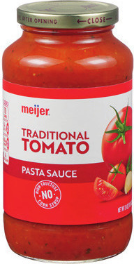 Meijer Pasta Sauce