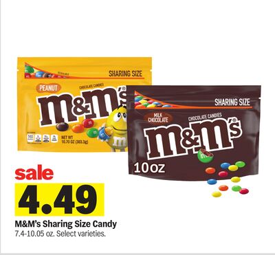M&M'S Sharing Size Candy