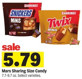 Mars Sharing Size Candy