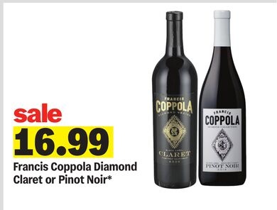 Francis Coppola Diamond Claret or Pinot Noir