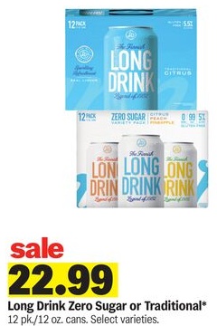 Long Drink Zero Sugar or Traditional*