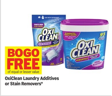 OxiClean Laundry Additives or Stain Removers*