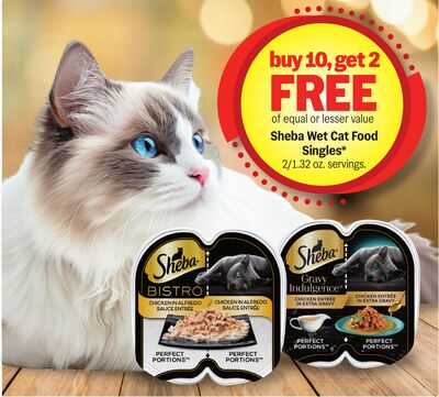 Sheba Wet Cat Food Singles*