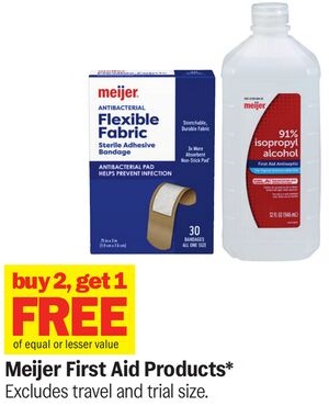 Meijer First Aid Products*