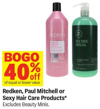 Redken, Paul Mitchell or Sexy Hair Care Products*